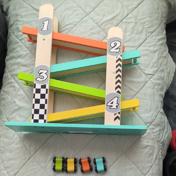 Multicolor Wooden Car Ramp Racer - Picture 4 of 5